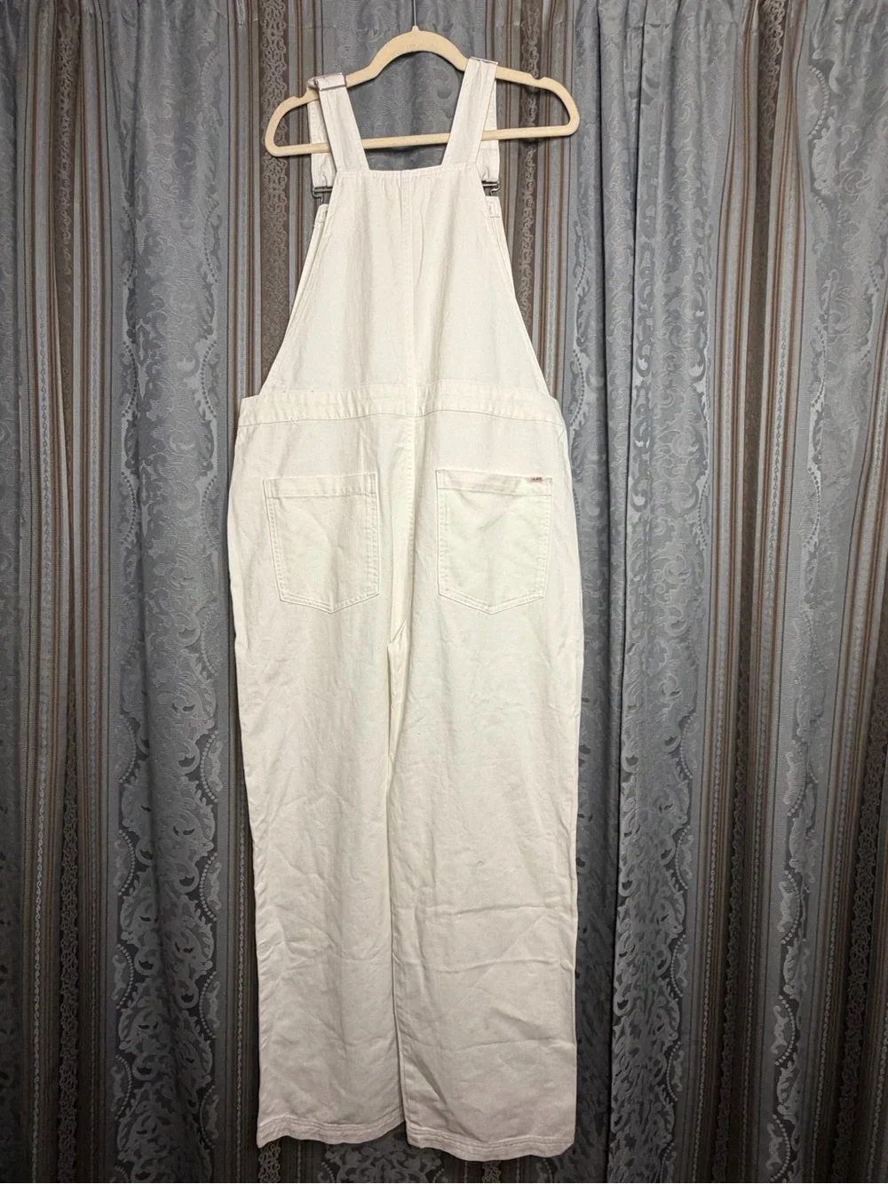 Alex Mill Lili Denim Overalls White